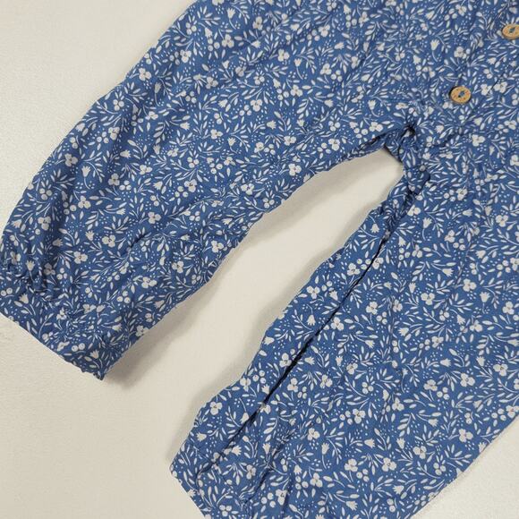 Sergent Major Girls Sz 18m Blue Floral Jumpsuit Romper Boutique Dainty - Picture 3 of 6